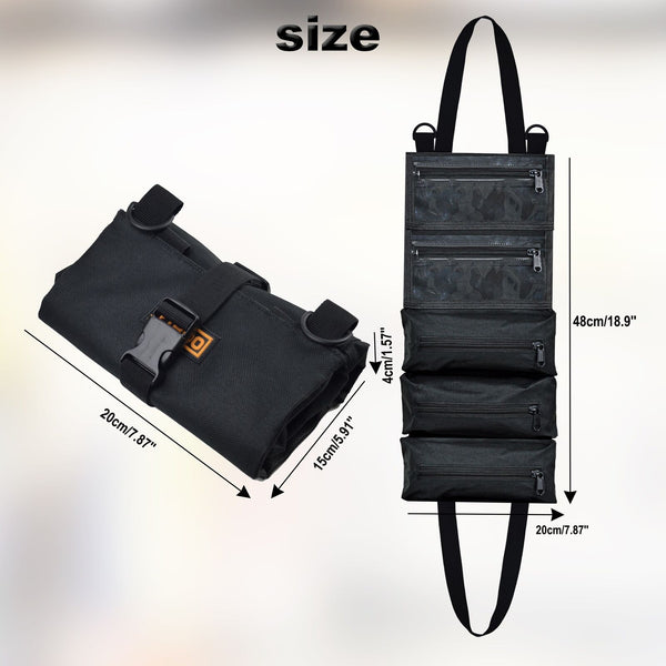ZIBOO C20 Robuste, tragbare, faltbare Roll-Up-Werkzeugtasche, Organizer-Zubehör