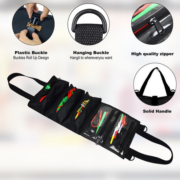 ZIBOO C20 Robuste, tragbare, faltbare Roll-Up-Werkzeugtasche, Organizer-Zubehör
