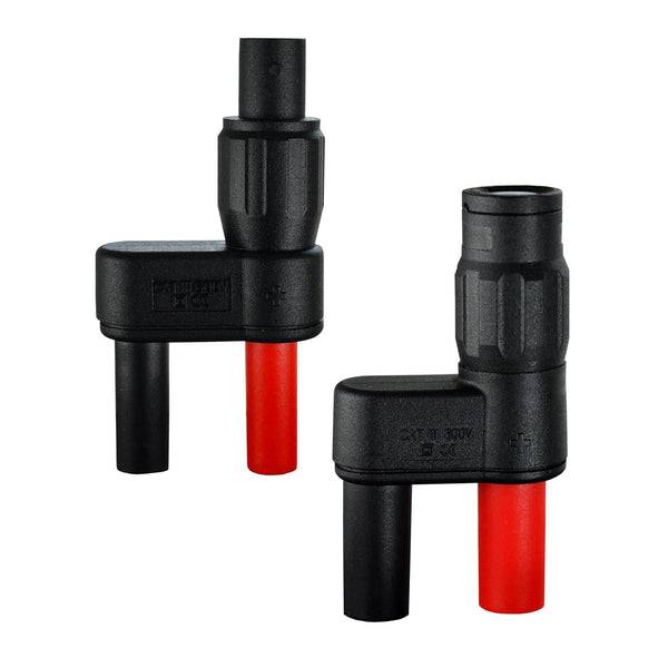 ZIBOO PM9081 Doppel-Bananenstecker auf BNC-Adapter, Ersatz für Fluke (PM9081, 1 Set)