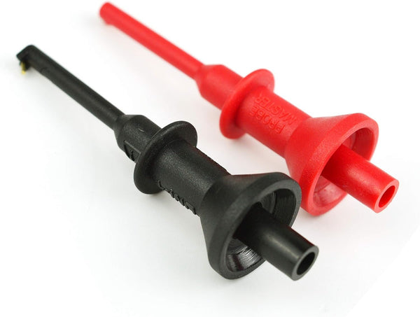 ZIBOO ZB-C01D Hook Test Clips with Safety Handle and Compression Spring Used for Test Lead Conversion Connection for Push-in Pen Tip