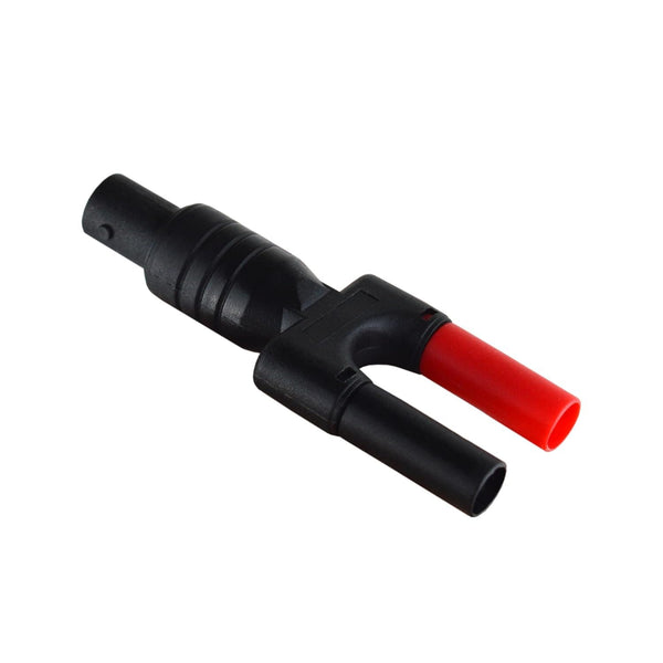 ZIBOO PM9087-M Connector BNC Dual Banana Plug to Female BNC Adapter (Male Connector)