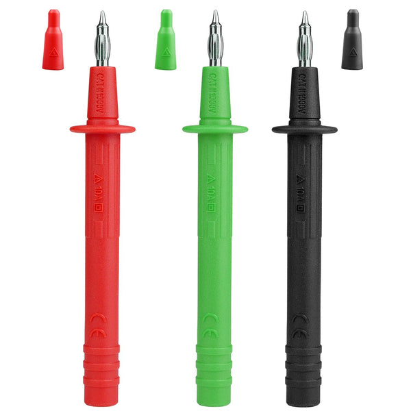 ZIBOO FTL1550B Messleitungen mit Krokodilklemmen für Fluke 1550C FC /1555 FC Isolationstester Verwendung für TL1550B 9 STÜCKE