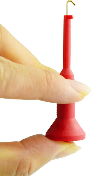 ZIBOO ZB-C01S Hook Test Clips with Safety Handle and Compression Spring Used for Test Lead Conversion Connection with Threaded Nib