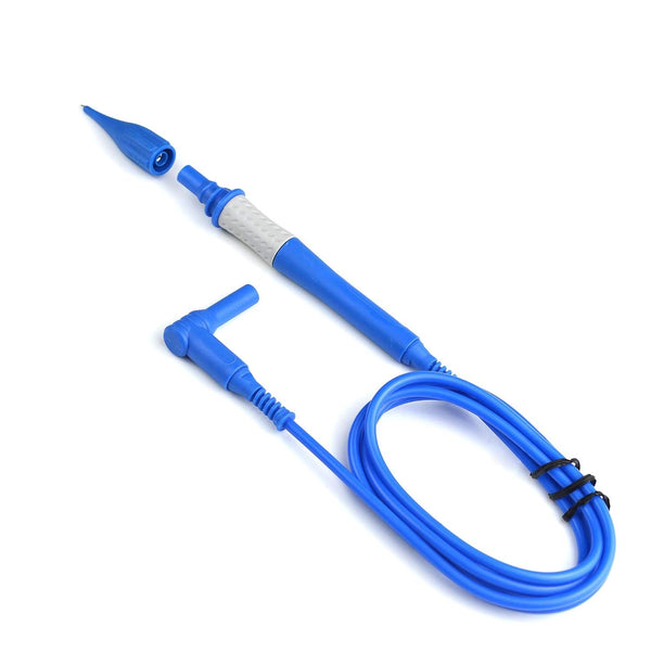 ZIBOO TL-1500B Silicone Test Lead Set for High Energy Environments,with Piercing Needle Non-Destructive Test Probe and Large Opening Alligator Clip,Replacement Test Lead Set for The MegaohmMeter