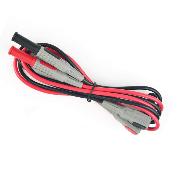 ZIBOO KIT-11 Multimeter-Messleitungssatz mit 3-Fächer-Tasche, Krokodilklemmen und Kolbentest-Minihaken, Prüfspitzen 1000 V 10 A CAT III und CAT IV 600 V für Multimeter, Voltmeter, Stromzange