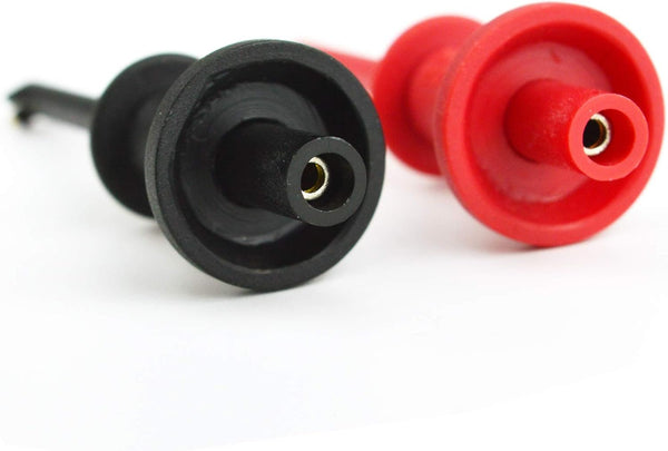 ZIBOO ZB-C01D Hook Test Clips with Safety Handle and Compression Spring Used for Test Lead Conversion Connection for Push-in Pen Tip