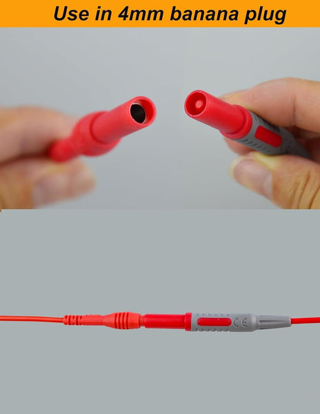 ZIBOO Electronic Specialty 616 Löffelsonden-Rückproben, flexible Silikon-Löffel-Rückproben, Rückprobenstifte, kompatibel mit Automobilen