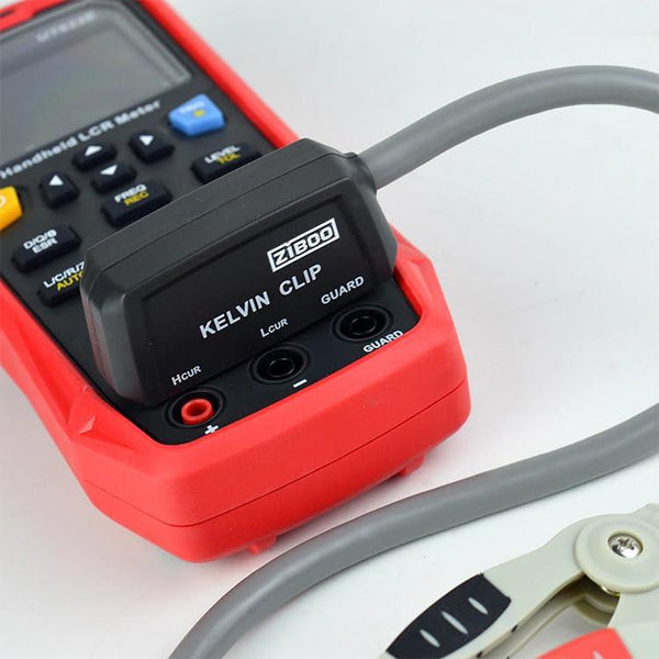 ZIBOO ZB-L100K Handheld-LCR-Testclip, universelle digitale Brücken-Kelvin-Testlinie, SMD-Chip, Verwendung für DE-5000 LCR-Messgerät
