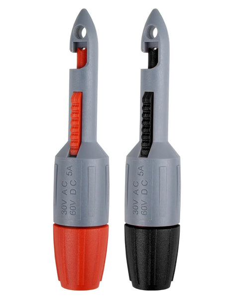 ZIBOO TP82 Insulation Piercing Clip Set, 2 mm Probes Connections, Multimeter Voltmeter Testing, Car Wire Tester, Multimeter Test Leads, Pierce, Probes for Probe Tips, Use for Fluke TL71 TL75 TL175