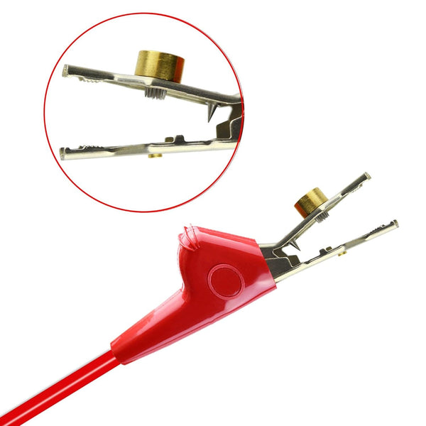 ZIBOO TL26A 60-Inch 5-Way Test Lead Set,4mm Shrouded DMM Plug to Telecom Alligator Piercering Clip for Replacement for Fluke TL26A