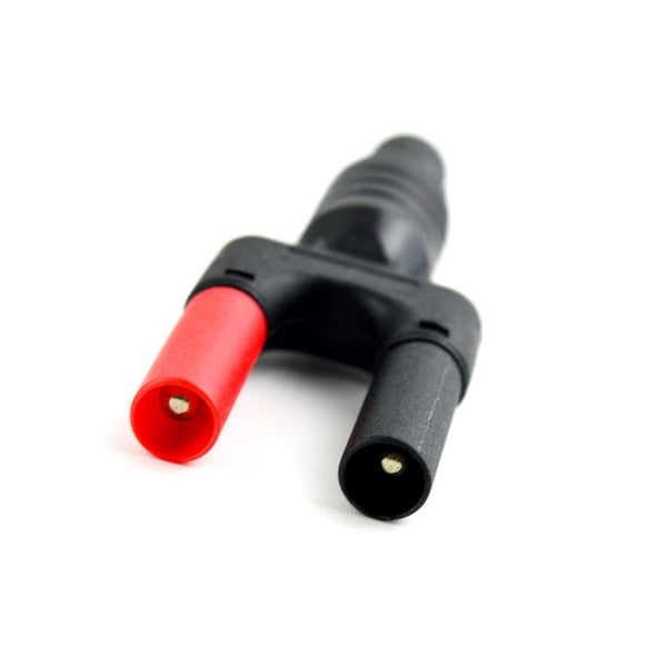 ZIBOO PM9087 Anschluss BNC Doppel-Bananenstecker (männlich) auf BNC-Buchse Adapter (Stecker und Buchse)