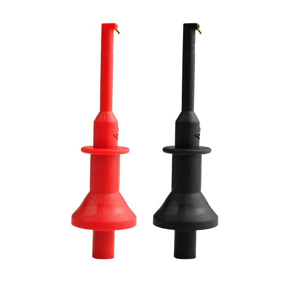 ZIBOO ZB-C01S Hook Test Clips with Safety Handle and Compression Spring Used for Test Lead Conversion Connection with Threaded Nib