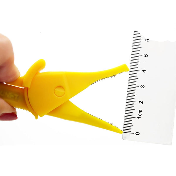 ZIBOO UT-L35 (Yellow) Professional Ground Test Kit with Earth Nail, Durable Earth Test Cable Set with Ground Earth Stake Use for Earth Ground Resistance Tester, Earth Ground Testing,with 4mm Banana Plug