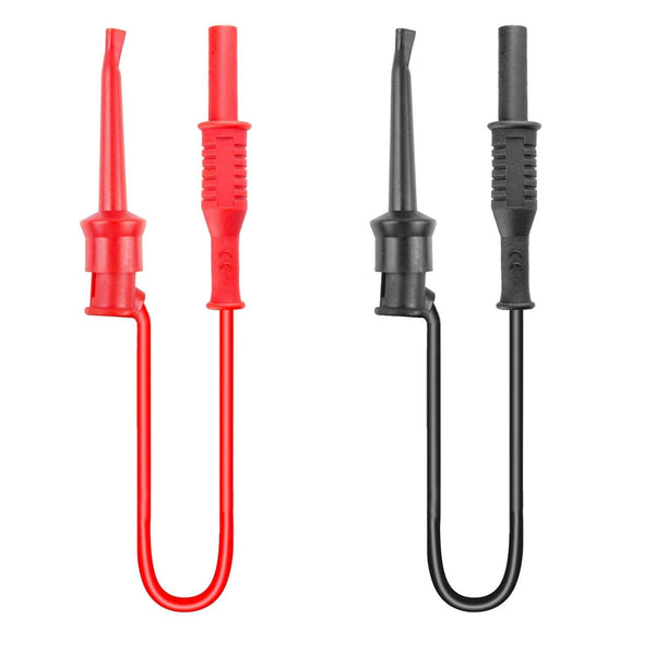 ZIBOO TL809 Alligator Clips Shrouded Banana Plugs+ Modular Heavy Duty Test Probe Handles Leads for FLUKE,EXTECH Multimeter Tester Electronic Test Lead Kit,Multimeter, Voltmeter, Clamp Meter