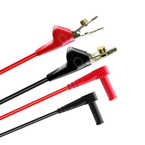 ZIBOO TL26A 60-Inch 5-Way Test Lead Set,4mm Shrouded DMM Plug to Telecom Alligator Piercering Clip for Replacement for Fluke TL26A
