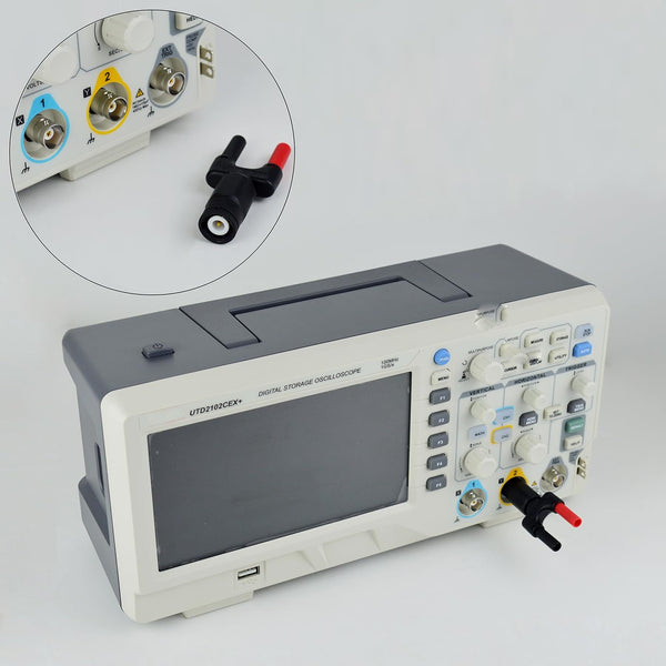 ZIBOO PM9087-F Anschluss BNC Doppel-Bananenstecker auf BNC-Buchse Adapter (Buchsen)