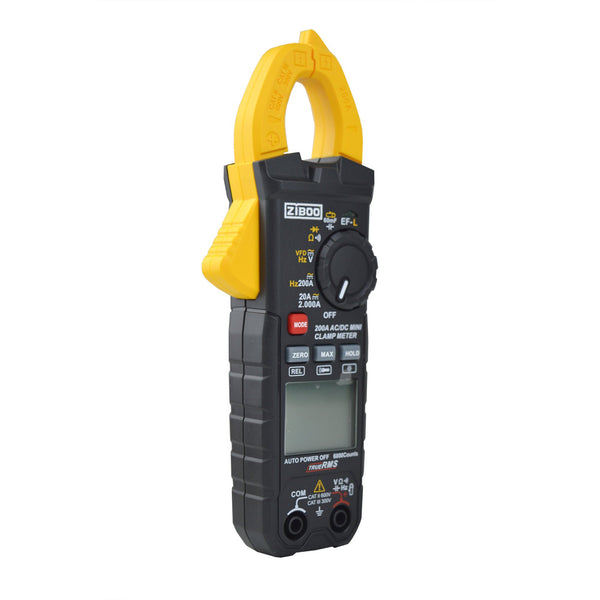 ZIBOO UT210E Clamp Meter Digital Multimeter Handheld RMS AC/DC Mini Resistanc