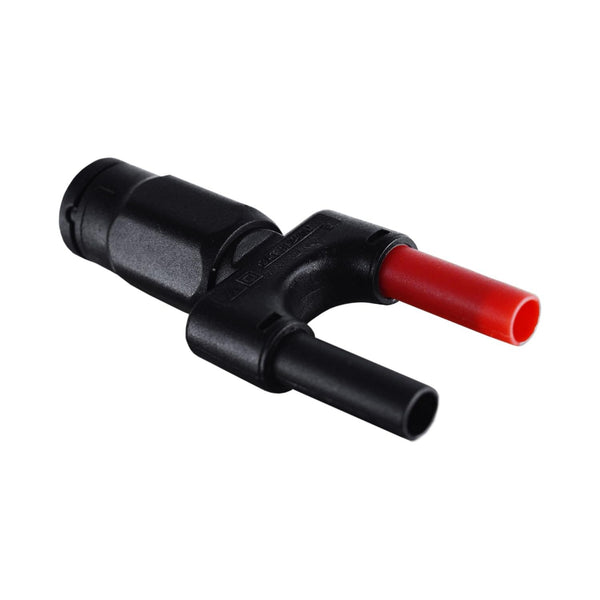 ZIBOO PM9087-F Anschluss BNC Doppel-Bananenstecker auf BNC-Buchse Adapter (Buchsen)