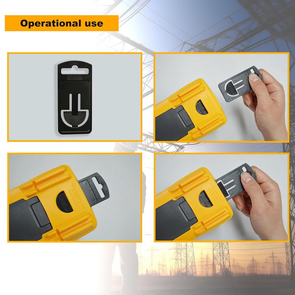 ZIBOO ZB-TPAK Multimeter-Aufhängeset für Fluke-Messgeräte, 2 Riemen, 2 Clips und magnetischer Aufhänger