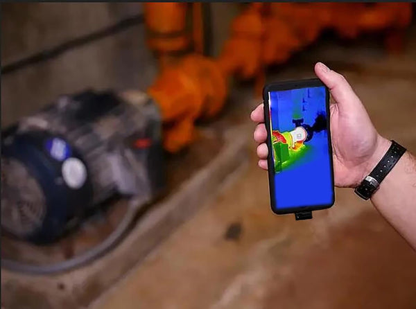 ZIBOO Wärmebildkamera für Mobiltelefone, Infrarot, variabler Fokus, 256 x 192, perfekter Ersatz für T2-Wärmebildkamera