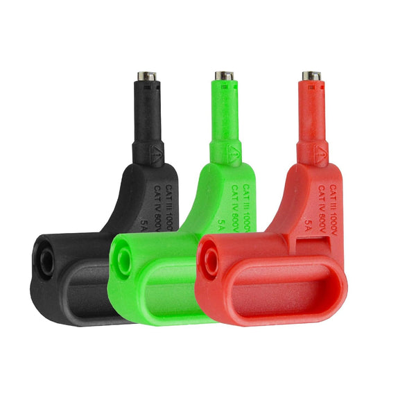 ZIBOO ZB-P12 Magnetprüfspitze Magnetsonden für 4 mm Bananenstecker, 3er Set, für FLUKE 9040 Phasenfolgeanzeiger