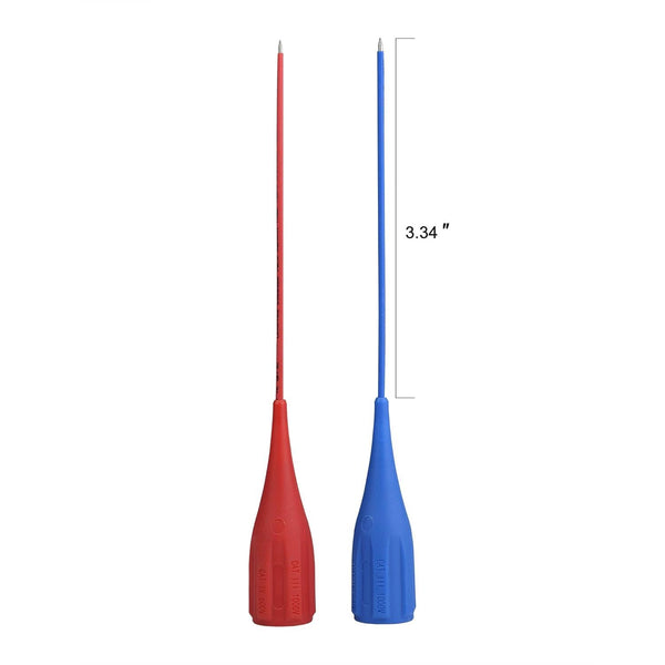 ZIBOO TL-1500B Silicone Test Lead Set for High Energy Environments,with Piercing Needle Non-Destructive Test Probe and Large Opening Alligator Clip,Replacement Test Lead Set for The MegaohmMeter