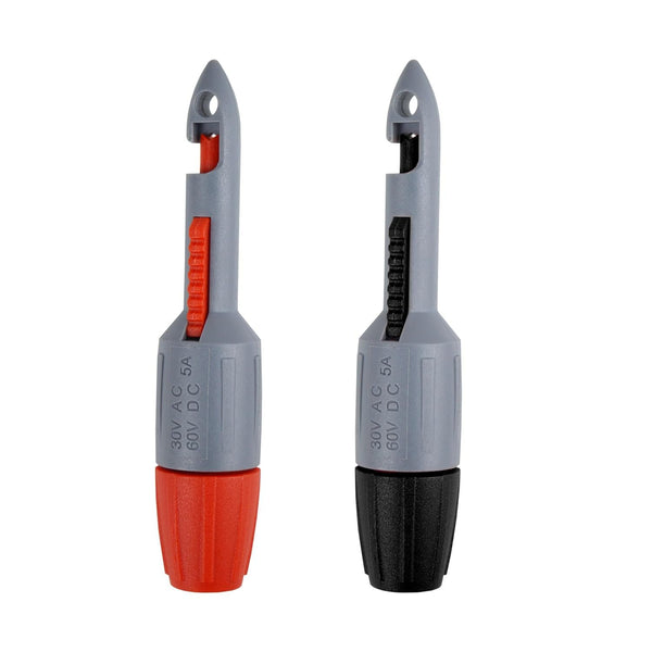 ZIBOO TP81 Insulation Piercing Clip Set, Banana Plug Connections,Wire Piercing, Multimeter Voltmeter Testing,Use for Fluke TL221 TL222 TL224