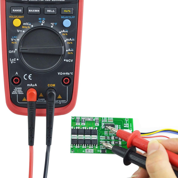 ZIBOO TP74 Lantern Tip Test Probe Set,with Insulated Sheath Lantern Head Probe,Suitable for any 4mm Banana Plug Test Lead Extensions,for Most of Digital Multimeter,Clamp Meter and and Measure Products