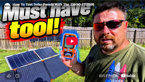 ZIBOO FT2000W Solar Panel Tester Review: The Ultimate Tool for Off-Grid & DIY Solar Systems