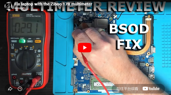 Beyond the Specs: How the ZIBOO 17B Pro Multimeter Solves Real-World Repair Challenges