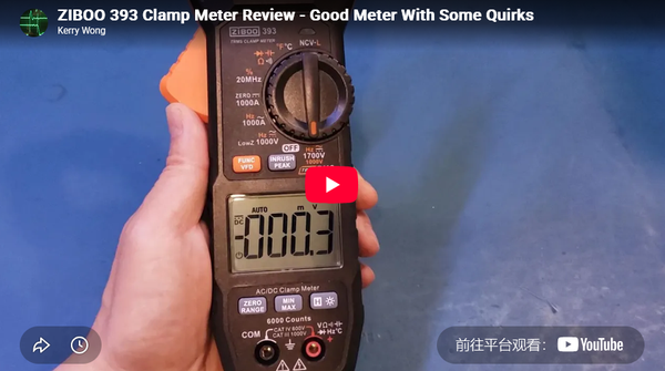 ZIBOO 393 Clamp Meter: A Closer Look at High-Voltage and High-Current Testing