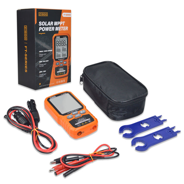 ZIBOO Solar Panel MPPT Meter Photovoltaic Multimeter PV Module Power