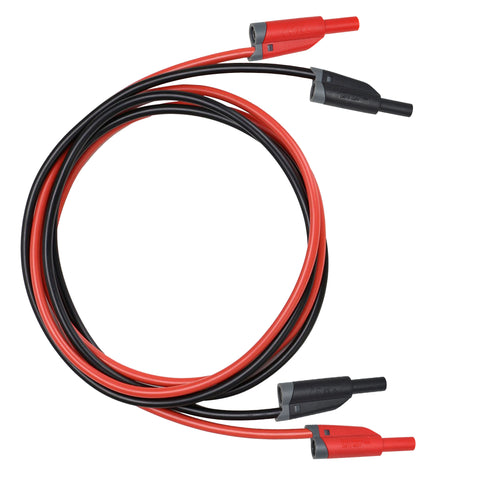 ZIBOO ZB-X13 Stackable Banana to Banana Plug Test Leads,Test Cable Wire for Multimeter,Circuit Testing,4mm Banana Male Plugs Fully Insulated Stackable Shrouded