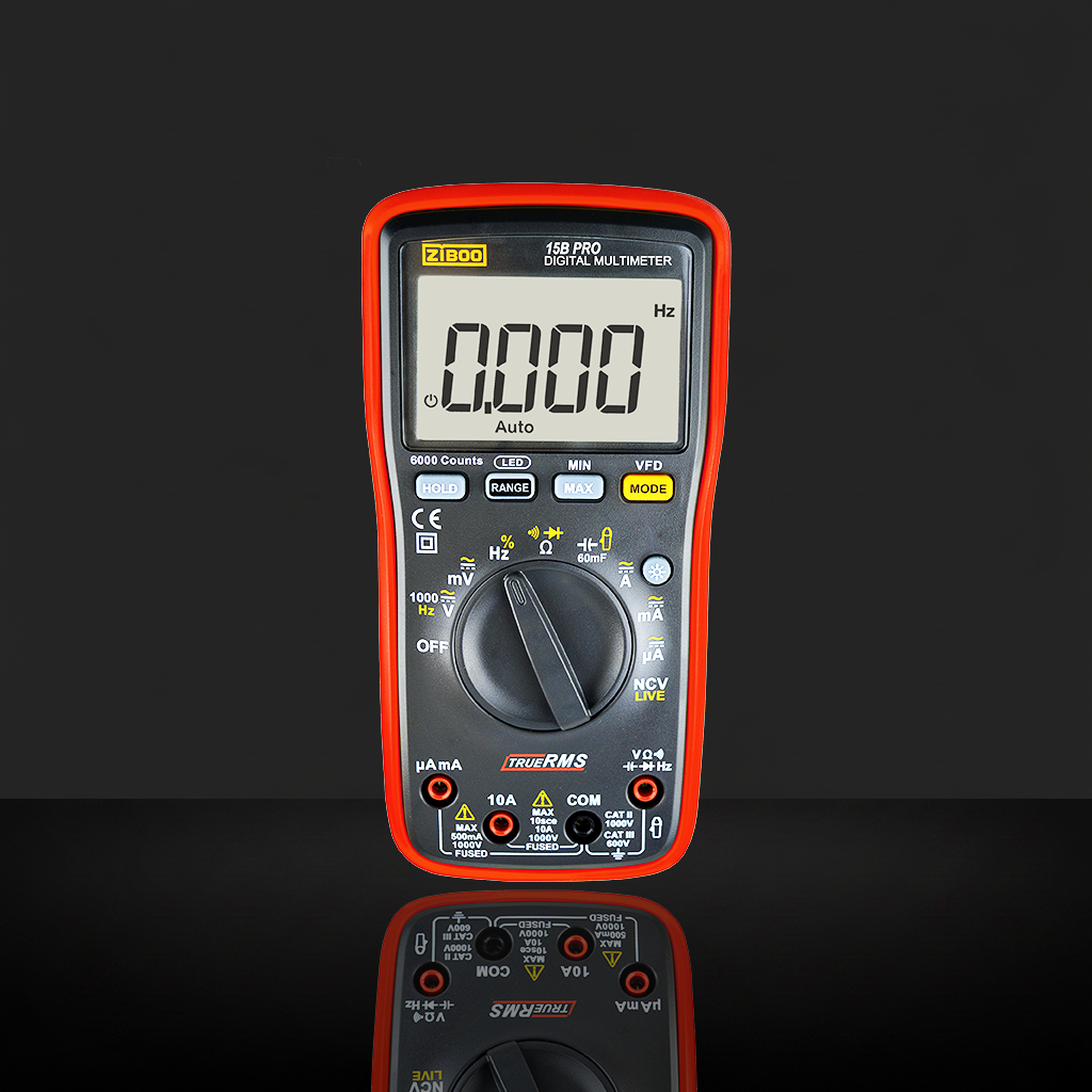ZIBOO 15B PRO True RMS Digital Multimeter ,for Electrical Applications ...