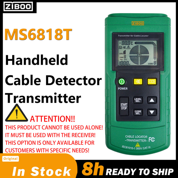 ZIBOO MS6818 Wire Tester Networkphone Cable Detector Locator Meter Tracker