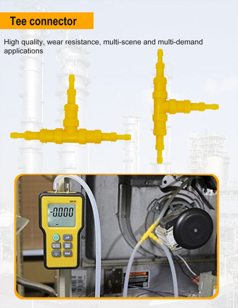 ZIBOO JL3MN2 Manometer Probe Kit , Use for Klein Tools ET180 Digital Manometer