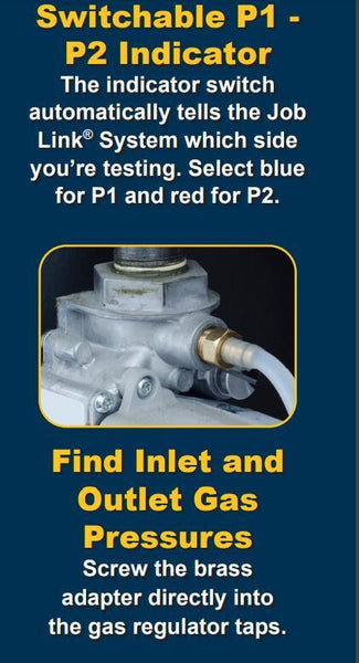 ZIBOO JL3MN2 Manometer Probe Kit , Use for Klein Tools ET180 Digital Manometer