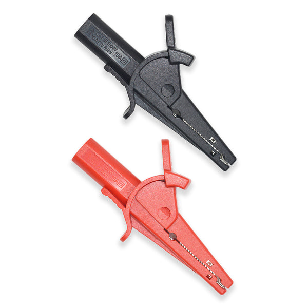 ZIBOO AC285 Alligator Clips , Safety Alligator Clip Compatible with Fluke Phase Rotation Indicator use with TL222 and TL224 Test Leads