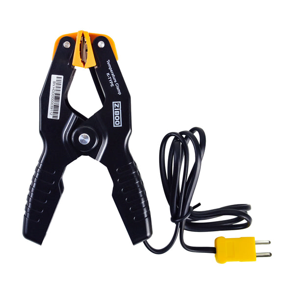 ZIBOO ATTPC3 Pipe Clamp K-Type Thermocouple Adapter, use for UEI clamp Meter,HVAC Temperature Probe for Clamp Meters, Surface Thermometer for Boiler and AC Line Temperature Readings