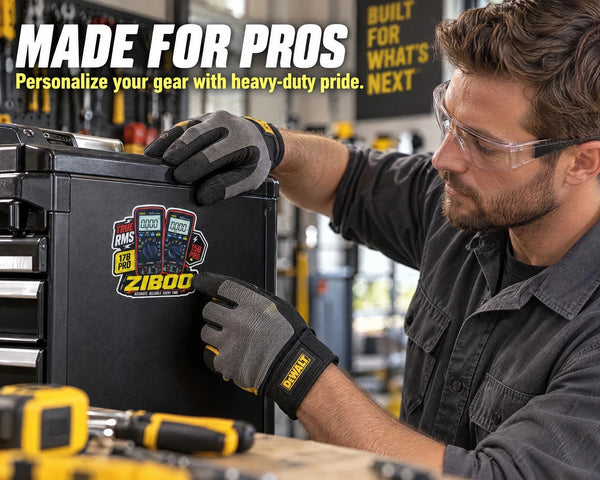 ZIBOO Pro Decal - Heavy-Duty Waterproof Die-Cut Vinyl Sticker