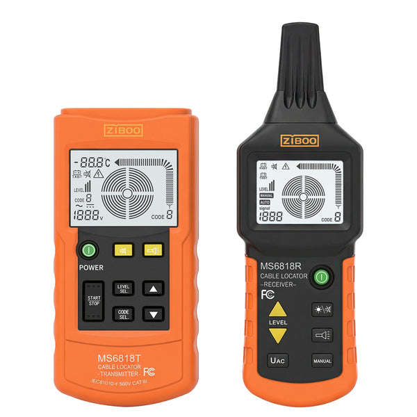 ZIBOO MS6818 Wire Tester Networkphone Cable Detector Locator Meter Tracker