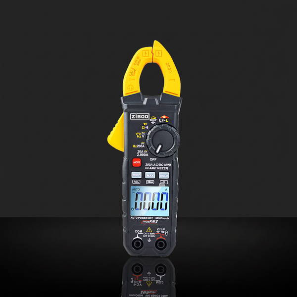 ZIBOO UT210E Clamp Meter Digital Multimeter Handheld RMS AC/DC Mini Resistanc