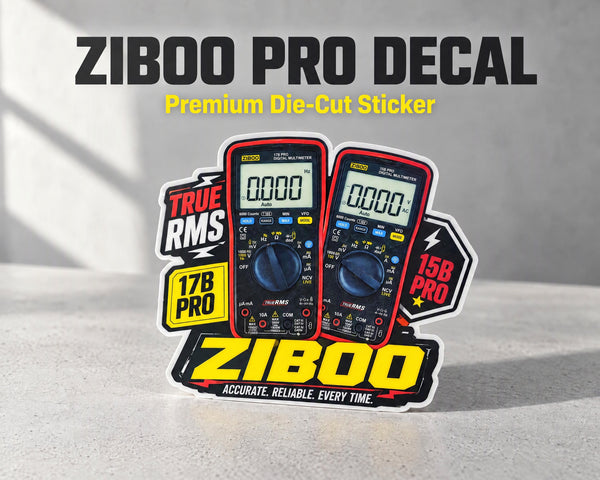 ZIBOO Pro Decal - Heavy-Duty Waterproof Die-Cut Vinyl Sticker