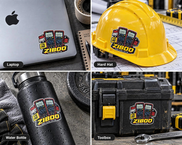 ZIBOO Pro Decal - Heavy-Duty Waterproof Die-Cut Vinyl Sticker