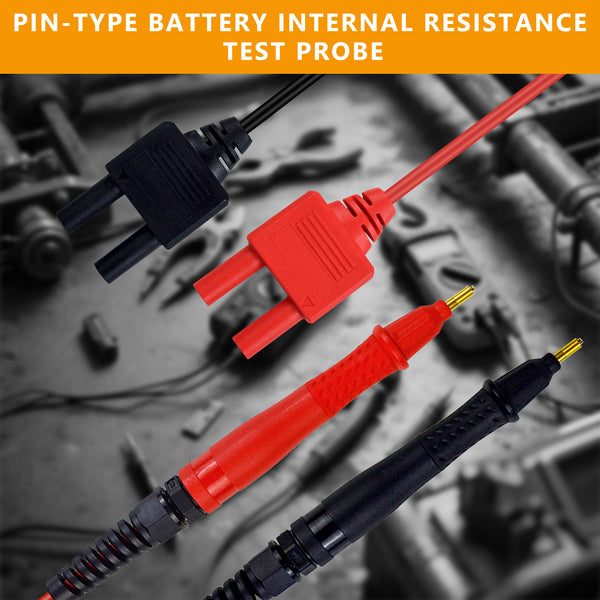 ZIBOO L2010 Pin Type 4 Terminal Probe Compatible with Hioki BT3554,BT3554-01 Battery HiTester,Handheld Battery Tester, Replaceable Probe Tip