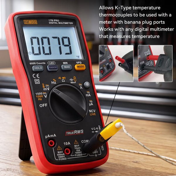 ZIBOO ZB-KA01 K-Type Thermocouple Adapter
