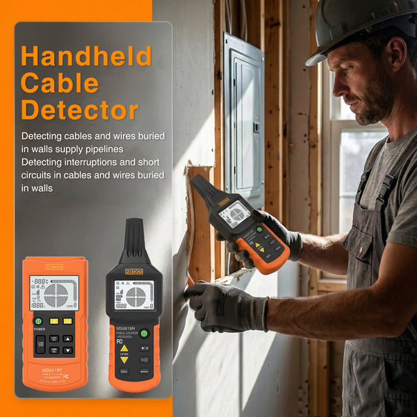 ZIBOO MS6818 Wire Tester Networkphone Cable Detector Locator Meter Tracker