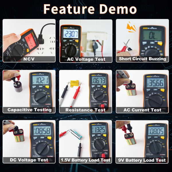 ZIBOO 101 Mini Digital Multimeter
