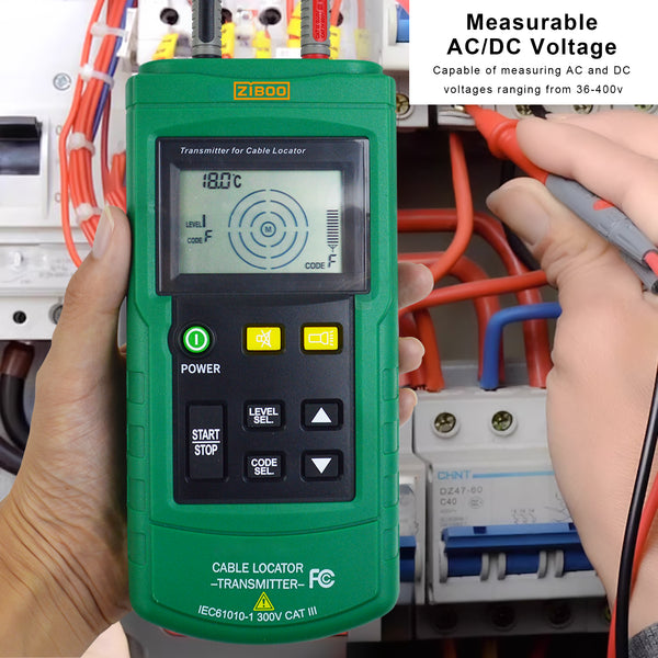 ZIBOO MS6818 Wire Tester Networkphone Cable Detector Locator Meter Tracker