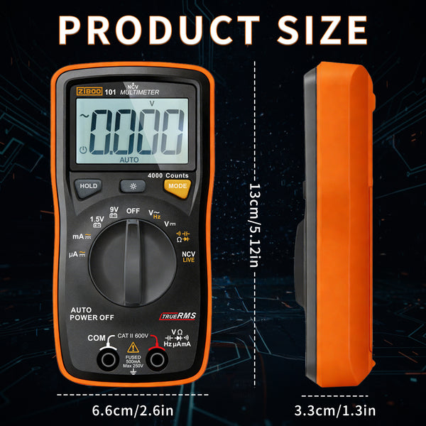 ZIBOO 101 Mini Digital Multimeter